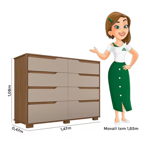Cômoda Gaveteiro Ambiente - Moval - Imagem 2