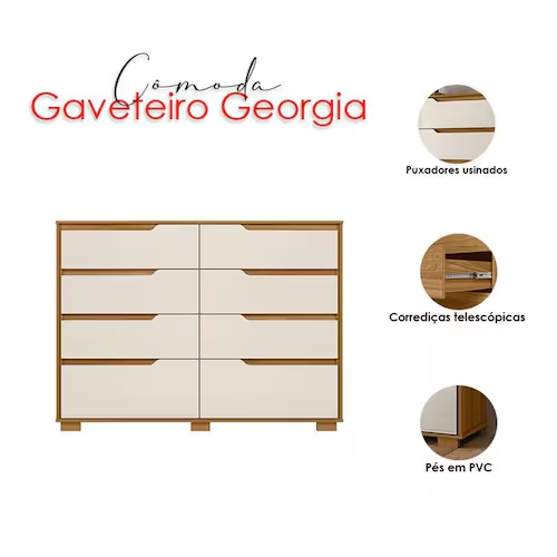 Cômoda Gaveteiro Ambiente - Moval - Imagem 6